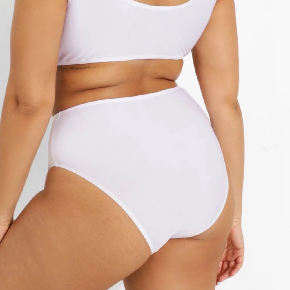 High waisted bikini bottom